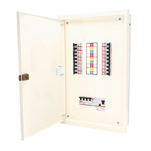 Indo Asian Make   4 Way VTPN Double Door Distribution Board (I 8 + O 12)